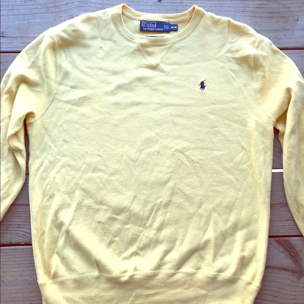 Polo crew neck sweatshirt